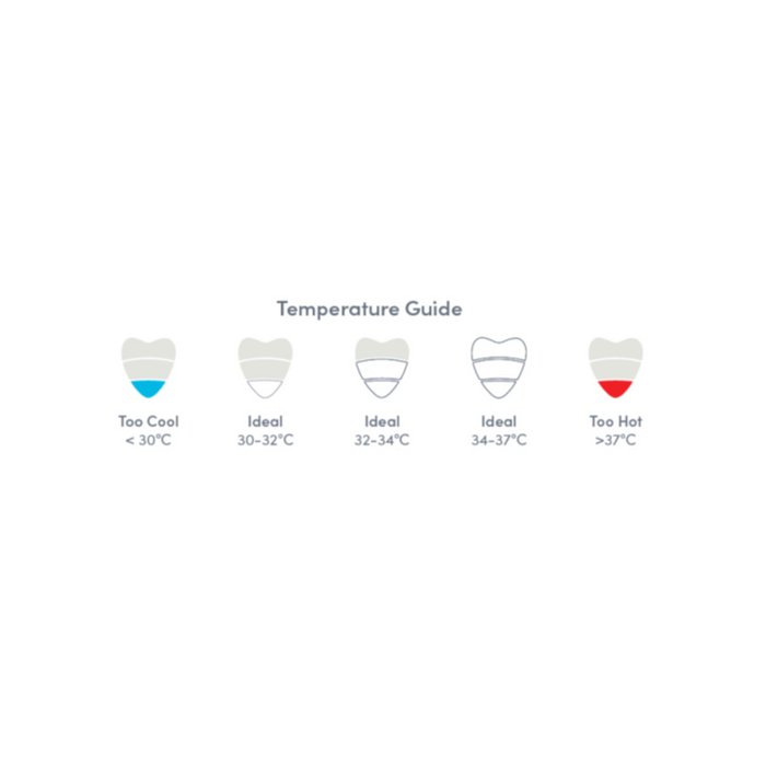 Badthermometer Kiezelsteen