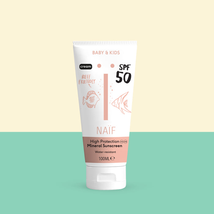 Naïf Zonnebrand Crème Voor Baby & Kids SPF50 -100ml