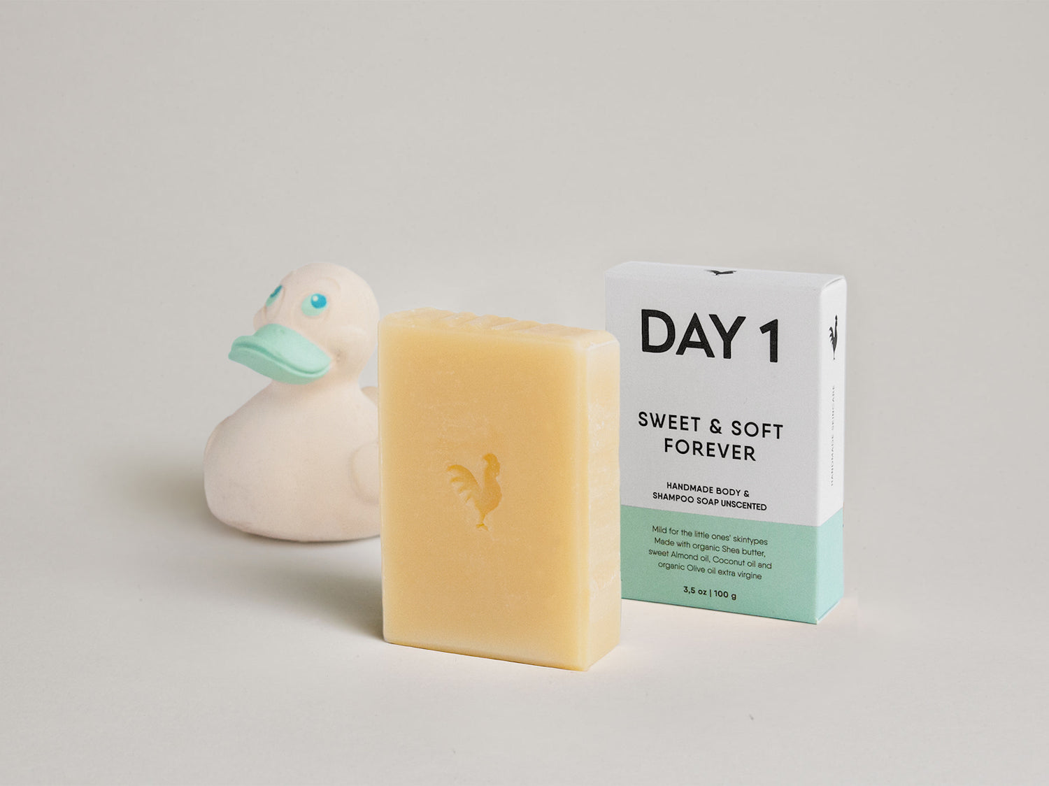 DAY 1 Baby Body & Shampoo Soap Bar UNCENTED