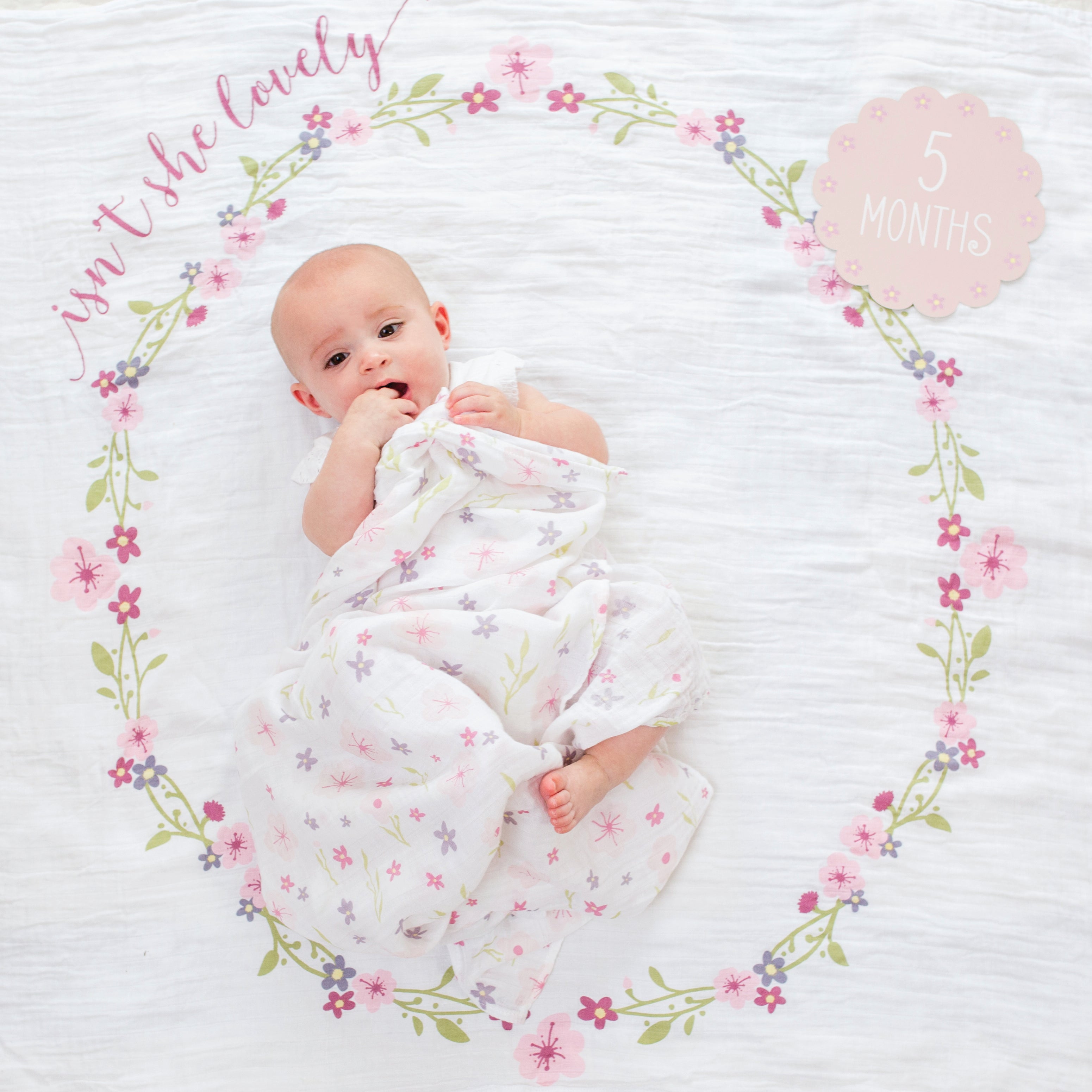 Baby's 1st Jaar Swaddle & Kaartenset